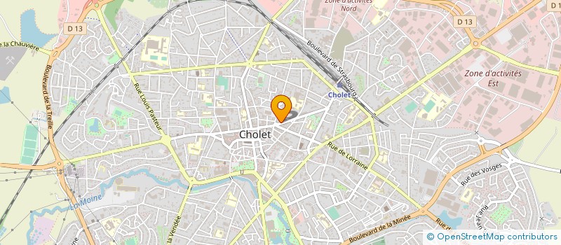 localisation de l'entreprise SYNDIC COPROPRIETAIRES RESIDENCE PALACE à CHOLET