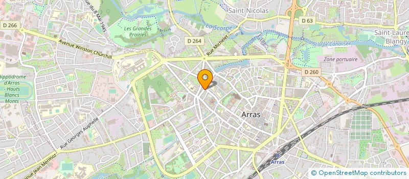 localisation de l'entreprise SYNDIC COPROPRIETAIRES RUE DE TURENNE à ARRAS