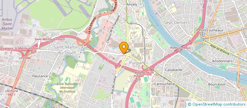 localisation de l'entreprise SYNDIC COPROPRIETE 10 B. DE BAYONNE à TOULOUSE