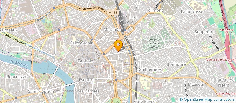localisation de l'entreprise SYNDIC COPROPRIETE 11 R ARNAUD VIDAL  TOULOUSE