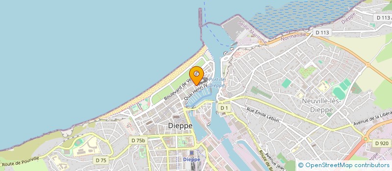 localisation de l'entreprise SYNDIC COPROPRIETE 11 RUE PARMENTIER à DIEPPE