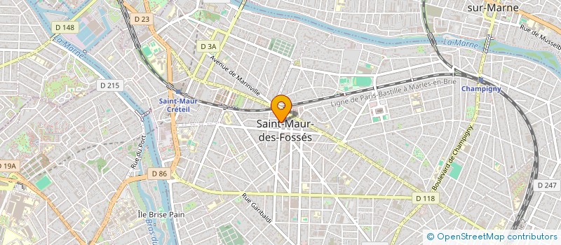 localisation de l'entreprise SYNDIC COPROPRIETE 12 RUE EMILE ZOLA à SAINT-MAUR-DES-FOSSES