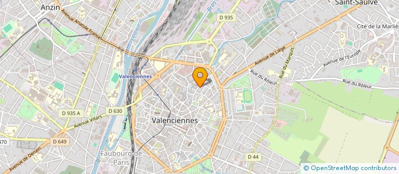 localisation de l'entreprise SYNDIC COPROPRIETE 12 RUE SALLE LE COMTE à VALENCIENNES