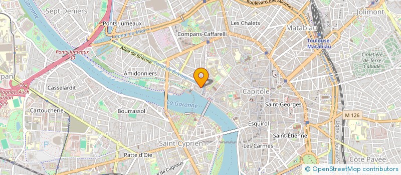 localisation de l'entreprise SYNDIC COPROPRIETE 13 ALLEES DE BRIENNE à TOULOUSE