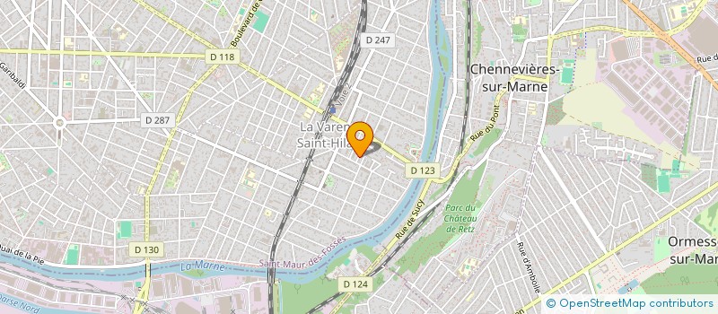 localisation de l'entreprise SYNDIC COPROPRIETE 13 RUE BAUDIN à SAINT-MAUR-DES-FOSSES