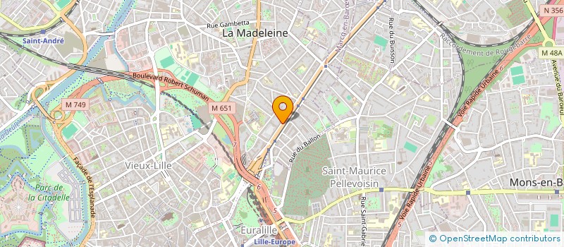 localisation de l'entreprise SYNDIC COPROPRIETE 137 AV REPUBLIQUE à LA MADELEINE