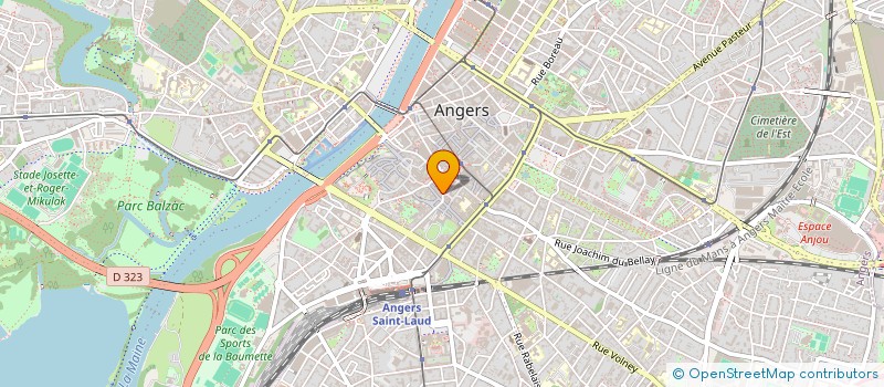 localisation de l'entreprise SYNDIC COPROPRIETE 14 R VOLTAIRE à ANGERS