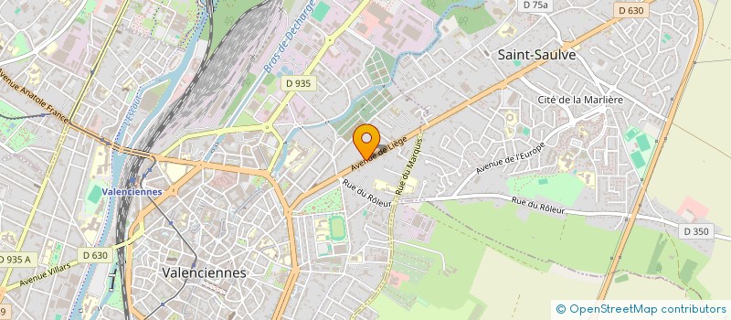 localisation de l'entreprise SYNDIC COPROPRIETE 141 AVENUE DE LIEGE à VALENCIENNES