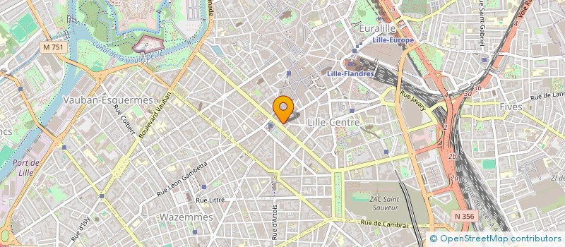 localisation de l'entreprise SYNDIC COPROPRIETE 15 PL RICHEBE  LILLE