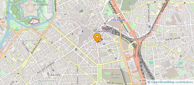 localisation de l'entreprise SYNDIC COPROPRIETE 155 RUE DE PARIS à LILLE