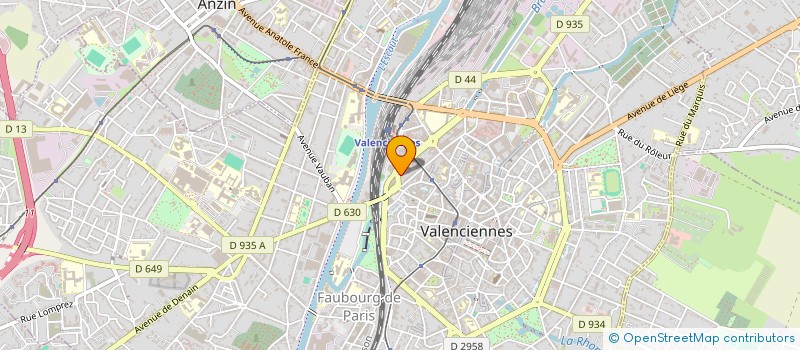 localisation de l'entreprise SYNDIC COPROPRIETE 18 AV SENATEUR GIRARD à VALENCIENNES