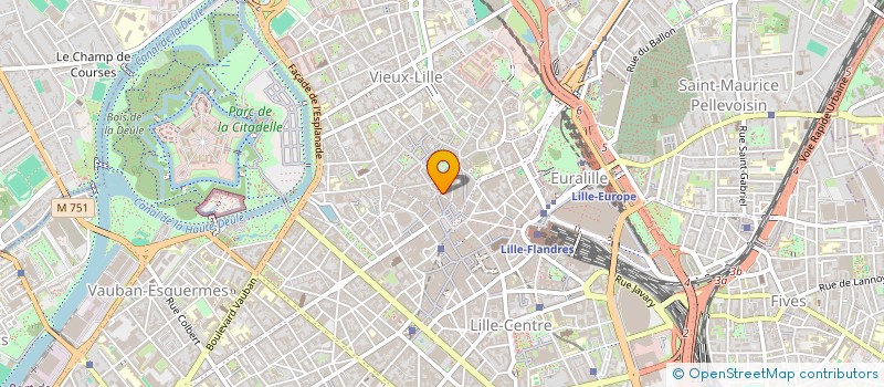 localisation de l'entreprise SYNDIC COPROPRIETE 18 RUE LEPELLETIER à LILLE