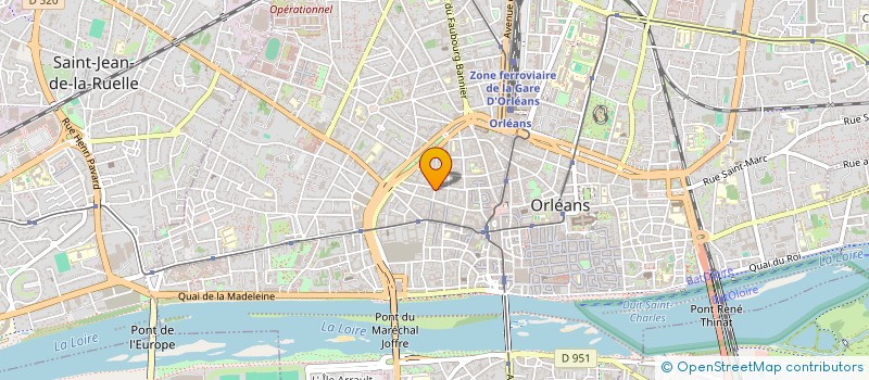 localisation de l'entreprise SYNDIC COPROPRIETE 19 RUE DE LIMARE à ORLEANS