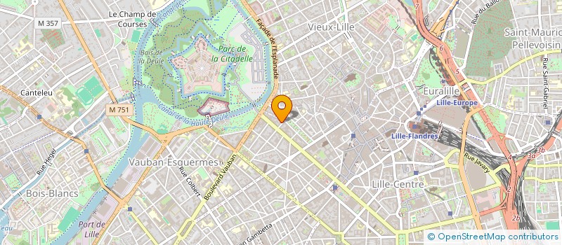 localisation de l'entreprise SYNDIC COPROPRIETE 2-4 R DE BOURGOGNE  LILLE