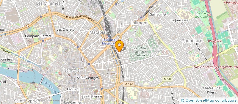 localisation de l'entreprise SYNDIC COPROPRIETE 2 AV DE LA COLONNE à TOULOUSE
