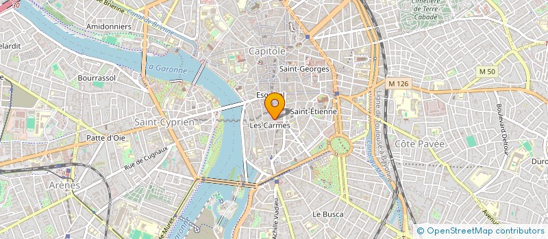 localisation de l'entreprise SYNDIC COPROPRIETE 2 RUE DES FILATIERS à TOULOUSE