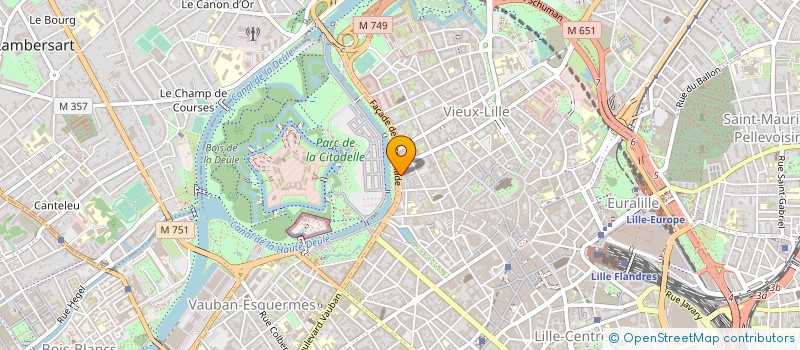 localisation de l'entreprise SYNDIC COPROPRIETE 20-22 FACADE ESPLANAD à LILLE