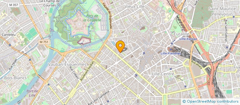 localisation de l'entreprise SYNDIC COPROPRIETE 21 AV FOCH à LILLE