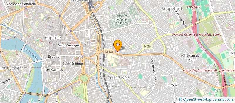 localisation de l'entreprise SYNDIC. COPROPRIETE 22 RUE RINGAUD à TOULOUSE