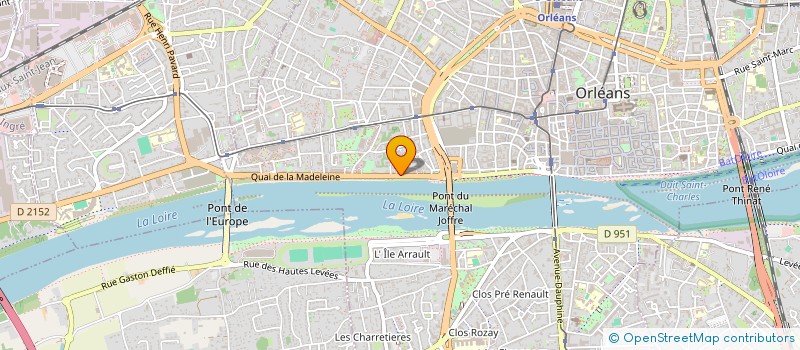 localisation de l'entreprise SYNDIC COPROPRIETE 24 QUAI ST LAURENT à ORLEANS