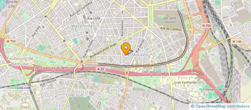 localisation de l'entreprise SYNDIC COPROPRIETE 24 RUE DE CONDE à LILLE