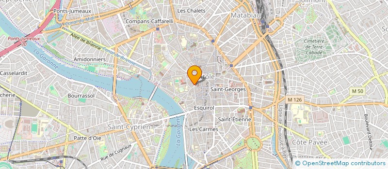 localisation de l'entreprise SYNDIC COPROPRIETE 25 RUE GAMBETTA à TOULOUSE