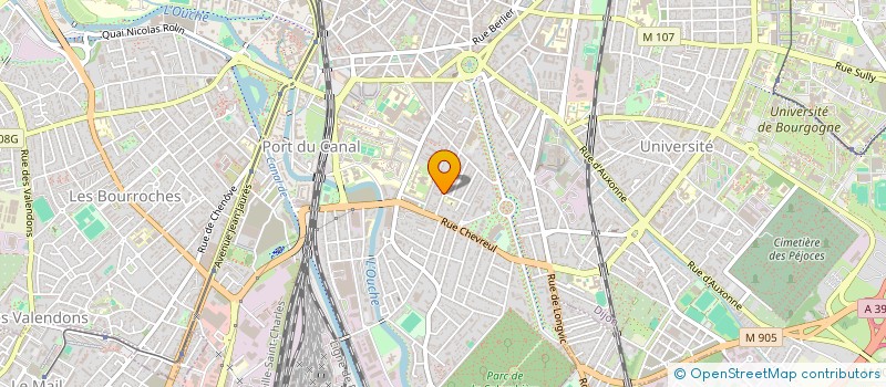 localisation de l'entreprise SYNDIC COPROPRIETE 28 R DE LA COLOMBIERE  DIJON