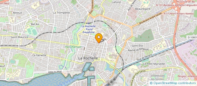 localisation de l'entreprise SYNDIC COPROPRIETE 29 R DES CLOUTIERS  LA ROCHELLE