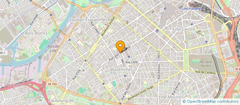 localisation de l'entreprise SYNDIC COPROPRIETE 298-304 R L GAMBETTA à LILLE