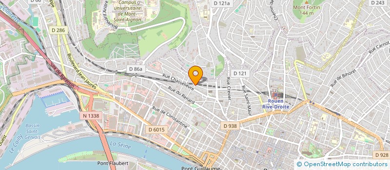 localisation de l'entreprise SYNDIC COPROPRIETE 3 RUE MOREL FATIO à ROUEN