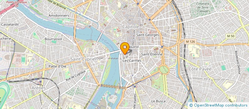 localisation de l'entreprise SYNDIC COPROPRIETE 33 R DES COUTELIERS à TOULOUSE