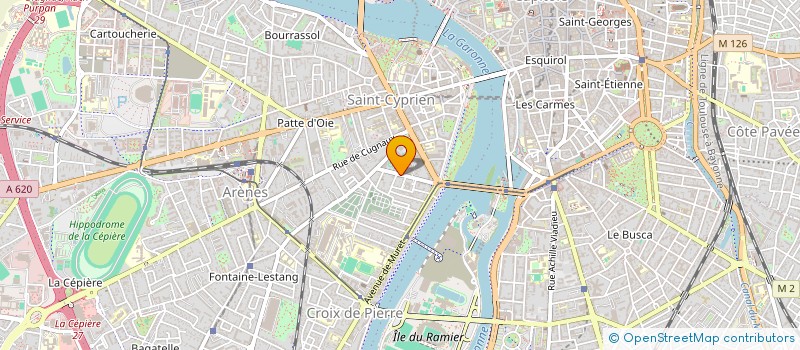 localisation de l'entreprise SYNDIC COPROPRIETE 33 RUE STE LUCIE à TOULOUSE