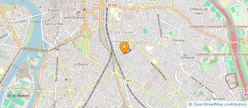 localisation de l'entreprise SYNDIC. COPROPRIETE 34-36 RUE FRANCAISE à TOULOUSE