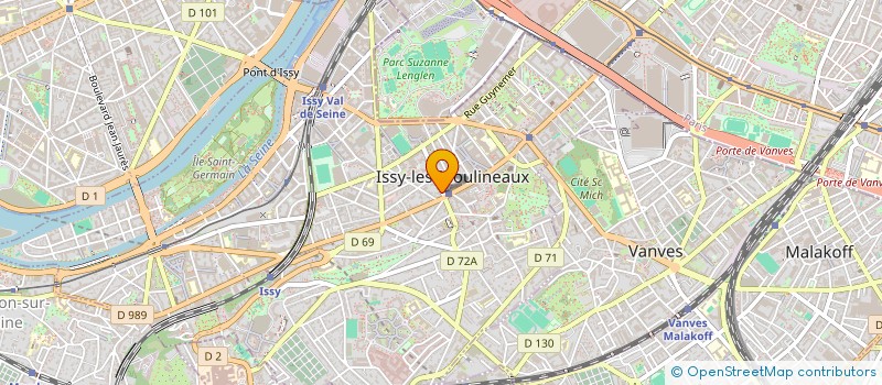 localisation de l'entreprise SYNDIC COPROPRIETE 36 R DIDEROT à ISSY-LES-MOULINEAUX