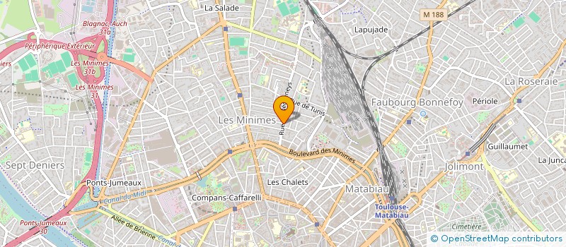 localisation de l'entreprise SYNDIC COPROPRIETE 36 R NEGRENEYS à TOULOUSE