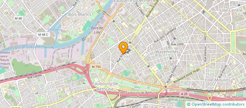 localisation de l'entreprise SYNDIC COPROPRIETE 37-41 R D ISLY à LILLE