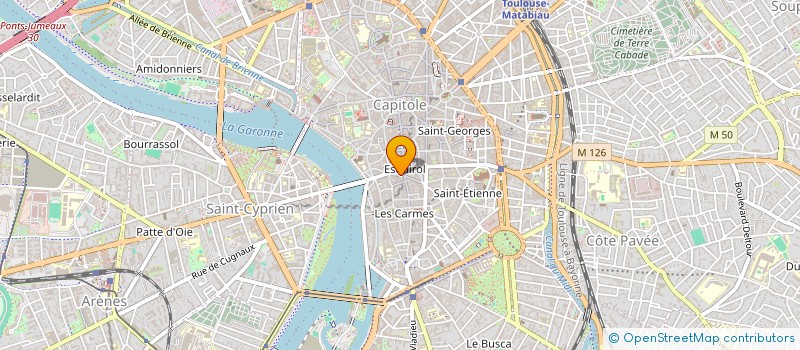 localisation de l'entreprise SYNDIC COPROPRIETE 37 R DES MARCHANDS à TOULOUSE