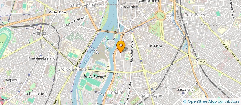 localisation de l'entreprise SYNDIC.COPROPRIETE 37 RUE HENRI TAGNERES à TOULOUSE