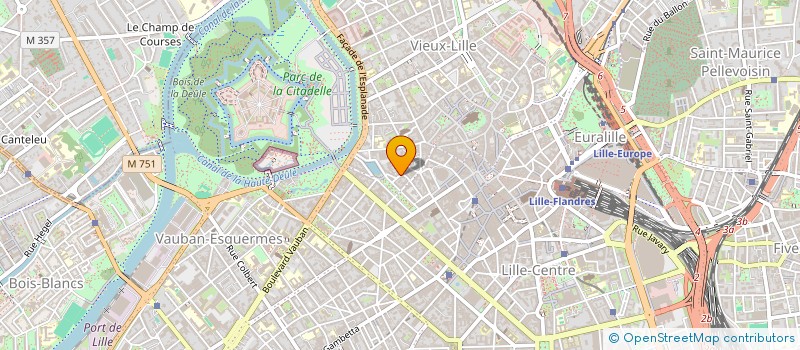 localisation de l'entreprise SYNDIC COPROPRIETE 38 R DE LA BAIGNERIE à LILLE
