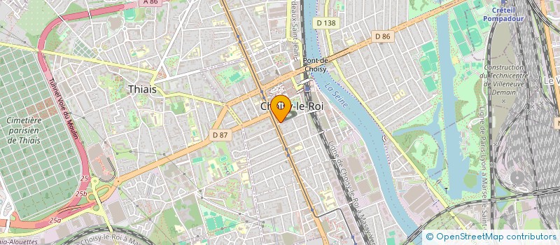 localisation de l'entreprise SYNDIC COPROPRIETE à CHOISY-LE-ROI