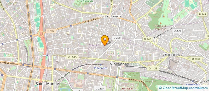 localisation de l'entreprise SYNDIC COPROPRIETE à VINCENNES