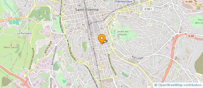 localisation de l'entreprise SYNDIC COPROPRIETE  SAINT-ETIENNE