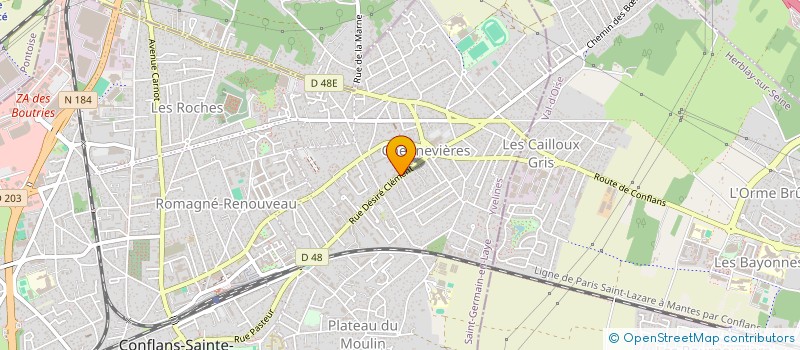 localisation de l'entreprise SYNDIC COPROPRIETE  CONFLANS-SAINTE-HONORINE