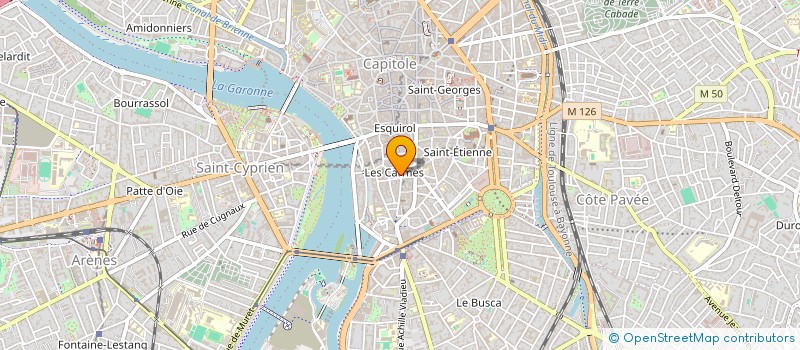 localisation de l'entreprise SYNDIC COPROPRIETE 4 PLACE DES CARMES à TOULOUSE