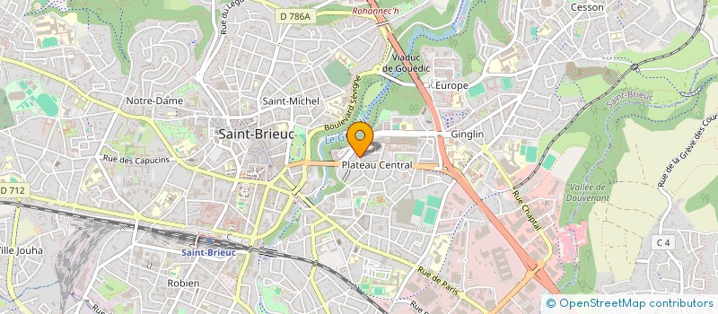 localisation de l'entreprise SYNDIC COPROPRIETE 4 RUE RONSARD à SAINT-BRIEUC