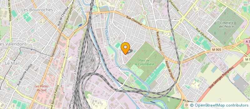 localisation de l'entreprise SYNDIC COPROPRIETE 42-44 R MAURICE RAVEL  DIJON