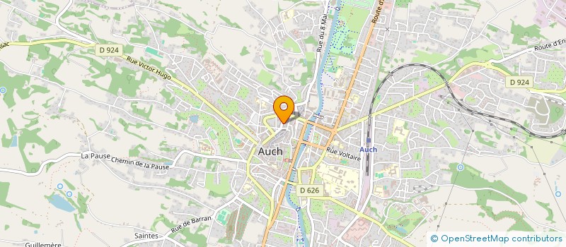 localisation de l'entreprise SYNDIC COPROPRIETE  AUCH