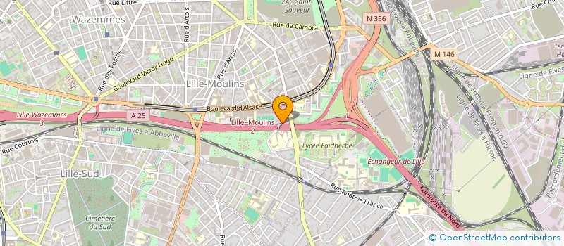 localisation de l'entreprise SYNDIC COPROPRIETE 5-7-9 BD DEFENSEURS à LILLE