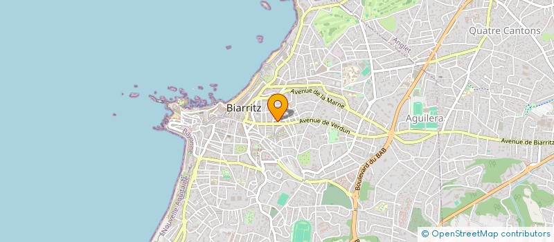 localisation de l'entreprise SYNDIC COPROPRIETE 5 R PARC BON AIR  BIARRITZ