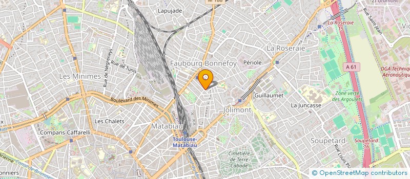 localisation de l'entreprise SYNDIC COPROPRIETE 55 R DE PERIOLE à TOULOUSE